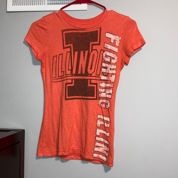 myU Illinois Fighting Illini Orange Short Sleeve - Picture 1 of 2